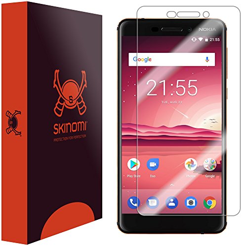 Skinomi Screen Protector Compatible with Nokia 6 (2018, Nokia 6.1) Clear TechSkin TPU Anti-Bubble HD Film