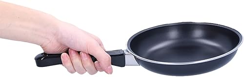 Miniatura 4 de AUNMAS Sartén antiadherente, sartén MIni de acero inoxidable con pared gruesa, utensilios de cocina compatibles con todas las estufas, negro (11.8