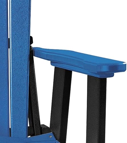 Miniatura 4 de American Furniture Classics 515BBK-K - Planeador doble con mesa, azul y negro