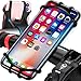 Produktbild Retoo Handyhalterung Fahrrad Silikon, Abnehmbar 360° Verstellbare, Universal Motorrad Handyhalter für 3,5-6,5 Zoll Smartphone, Handy Halter Abnehmbar für Lenker Motorrad, Rennrad, MTB und E-Bike