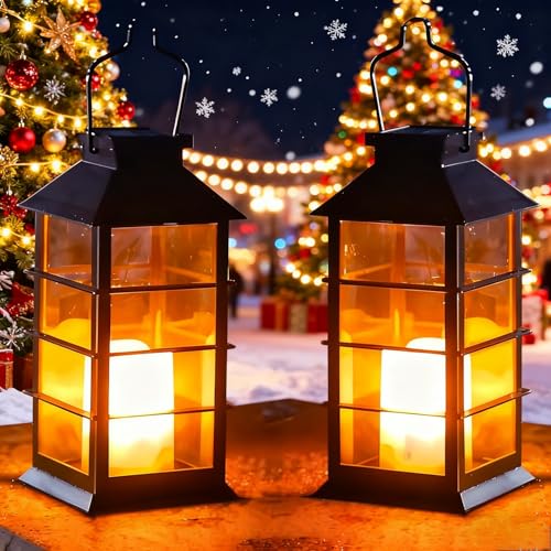 Joysing Solarlampen für Außen Hängend 2 Stück Solar Laternen für...