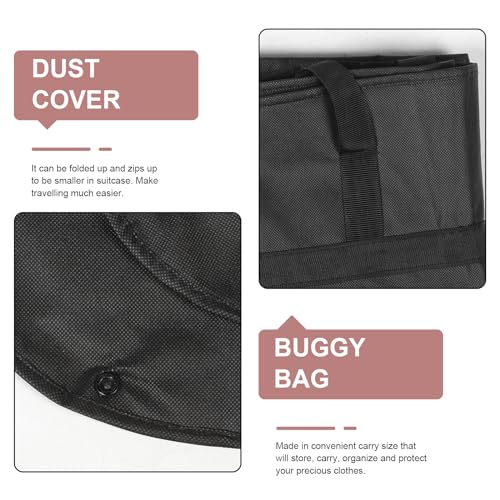 KESYOO Garment Bag with Zipper Pocket for Travel, Bag Breathable Gusseted Garment Cover Bags for Suits Coats Dresses 5