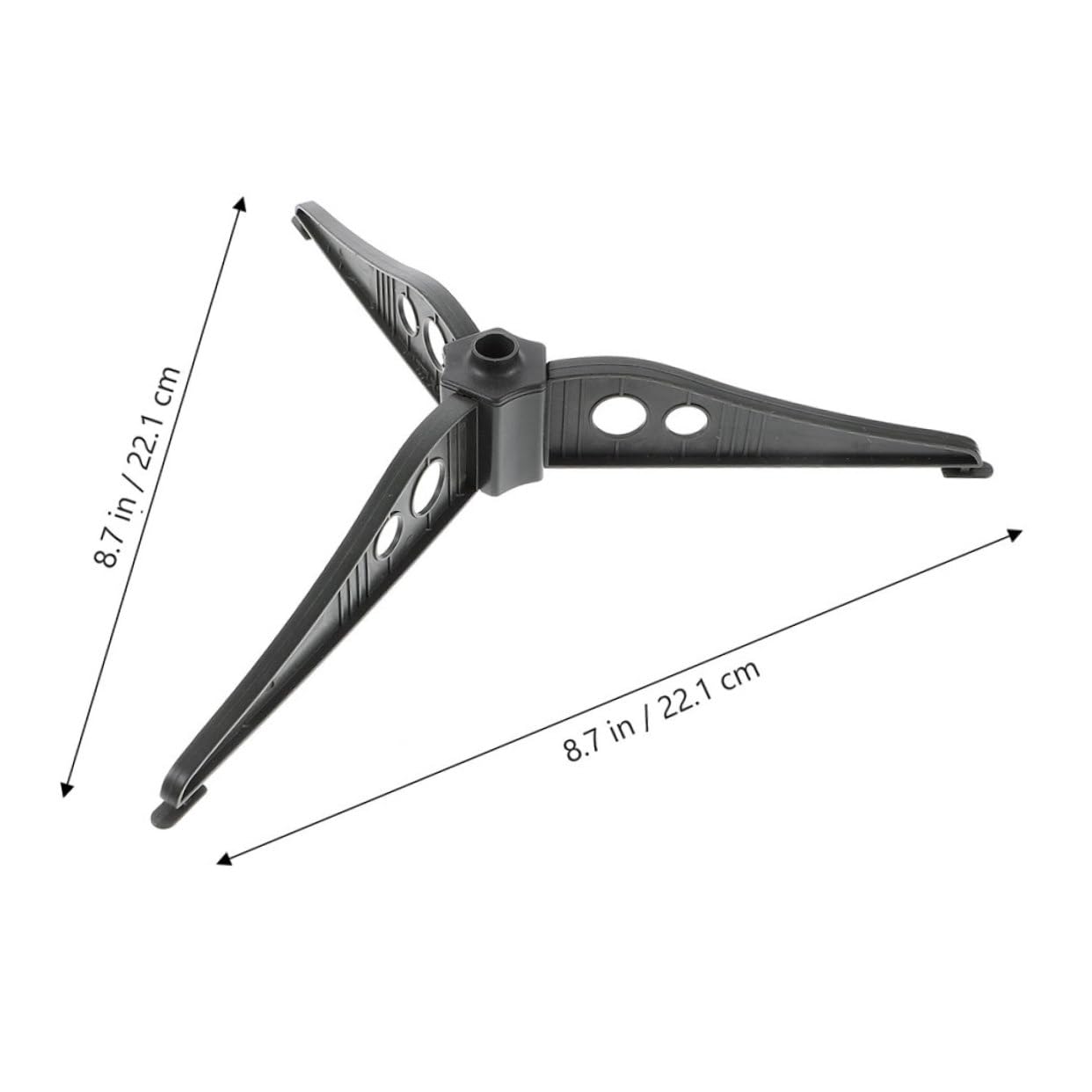 KONTONTY 2pcs Artificial Tree Stand Base Green Folding Tree Holder for Holiday Decorations Secure Foot Design with Base for Stable Indoor Use