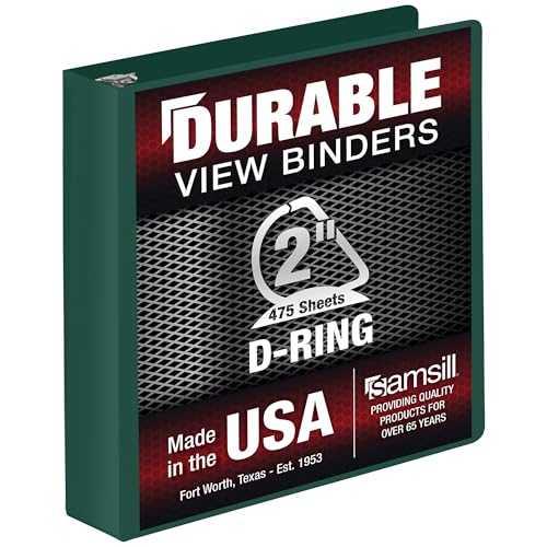 Samsill Durable Grün D-Ringordner, 5,1 cm