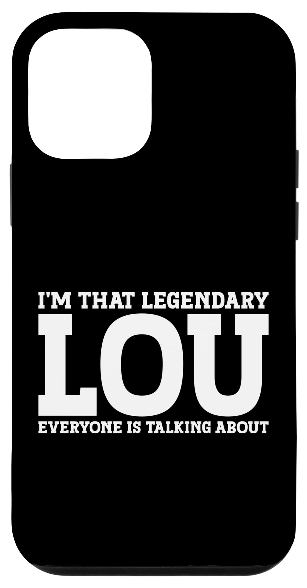 iPhone 12 mini Lou Personal Name First Name Funny Lou Case