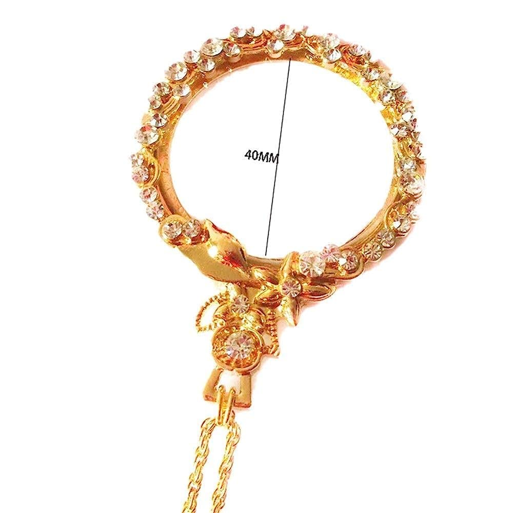 Lente d'Ingrandimento, Lente d'Ingrandimento retrò 10X, Amplificatore di Lettura per Collana, Lente d'Ingrandimento ad Alta chiarezza, Lente d'Ingrandimento Luminosa/Oro
