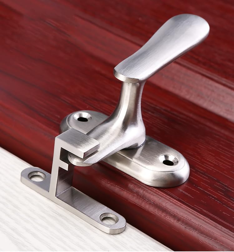 MRKU Maniglie per finestre, Serrature per Porte e finestre in Acciaio Inox, chiavistelli di Sicurezza scorrevoli, Accessori di ferramenta.