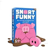 Caduola The Oinkcredible You Laugh You Lose Party Game, Snorts - Divertido para familiares y amigos, incluye hocicos de cerdo chirriantes y tarjetas de desafío, divertidos y atractivos juegos de