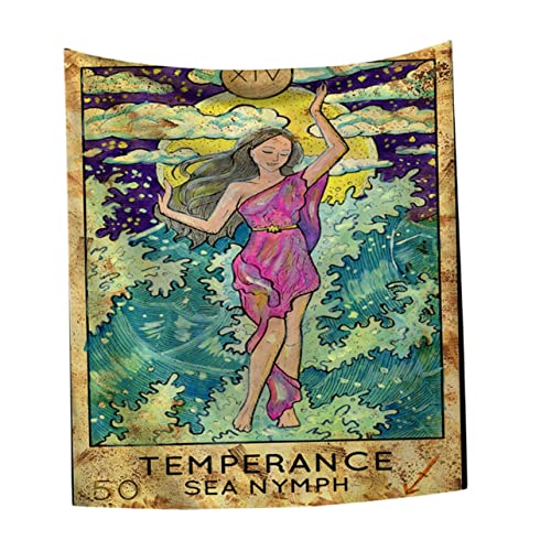 ULTECHNOVO Tarot Tapiz Colgante De La Pared Tapiz Colgante Tapiz De Pared Vintage De Pared Para El Hogar Tapiz Decorativo De Tela Poliéster (poliéster)