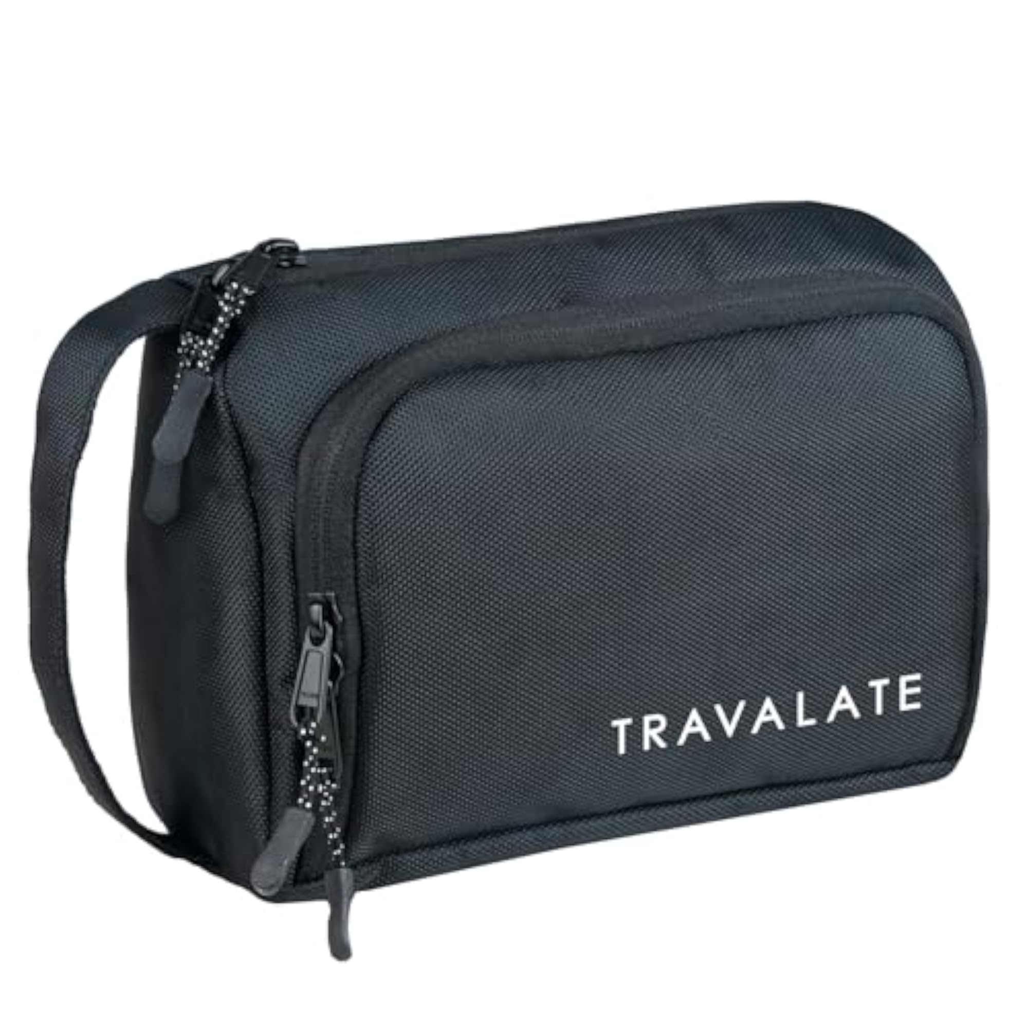 Lightweight Water-Resistant Makeup Kit Bag, Black