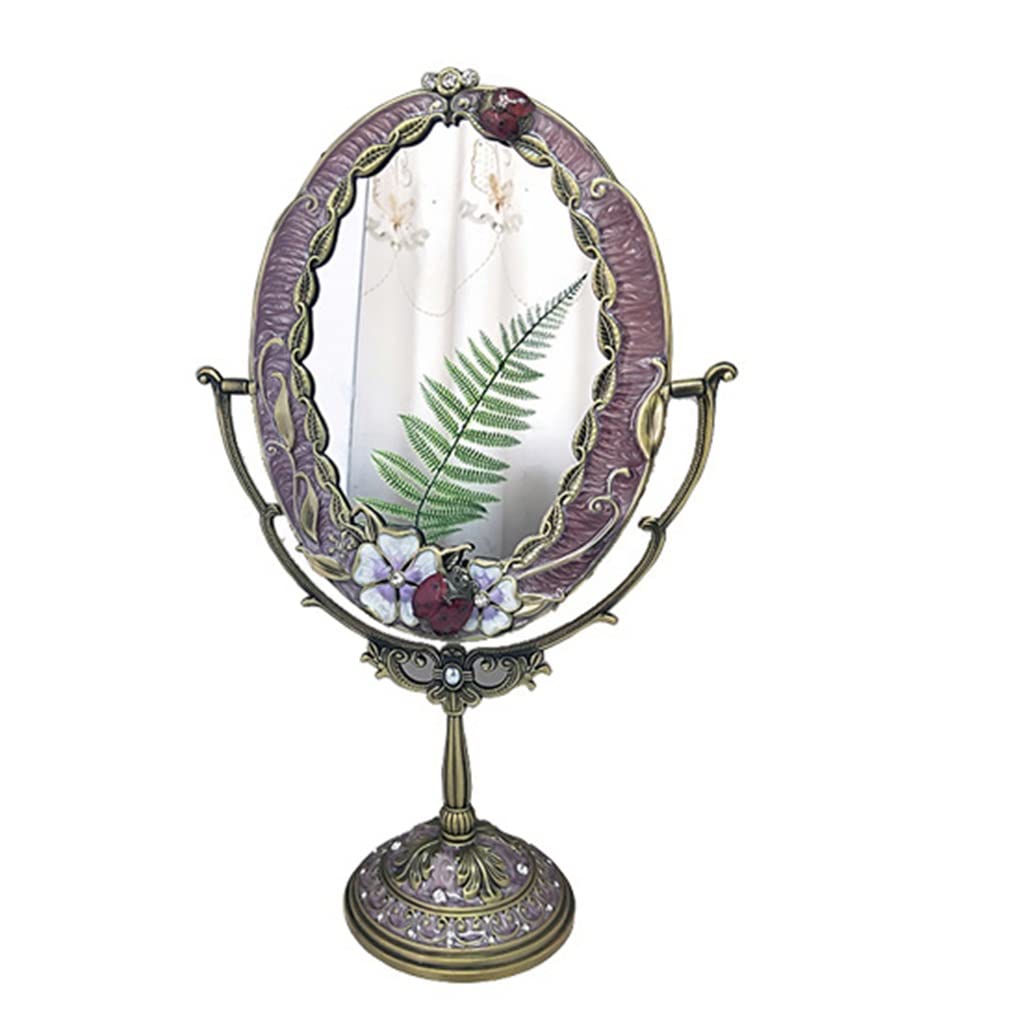 Miroir de bureau princesse pour coiffeuse et routine de maquillage quotidienne