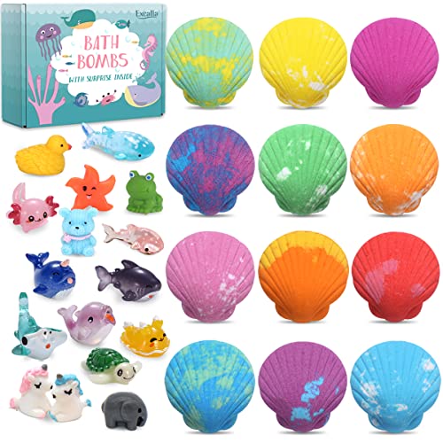 Bath Bombs for Kids with Toys Inside for Girls...
