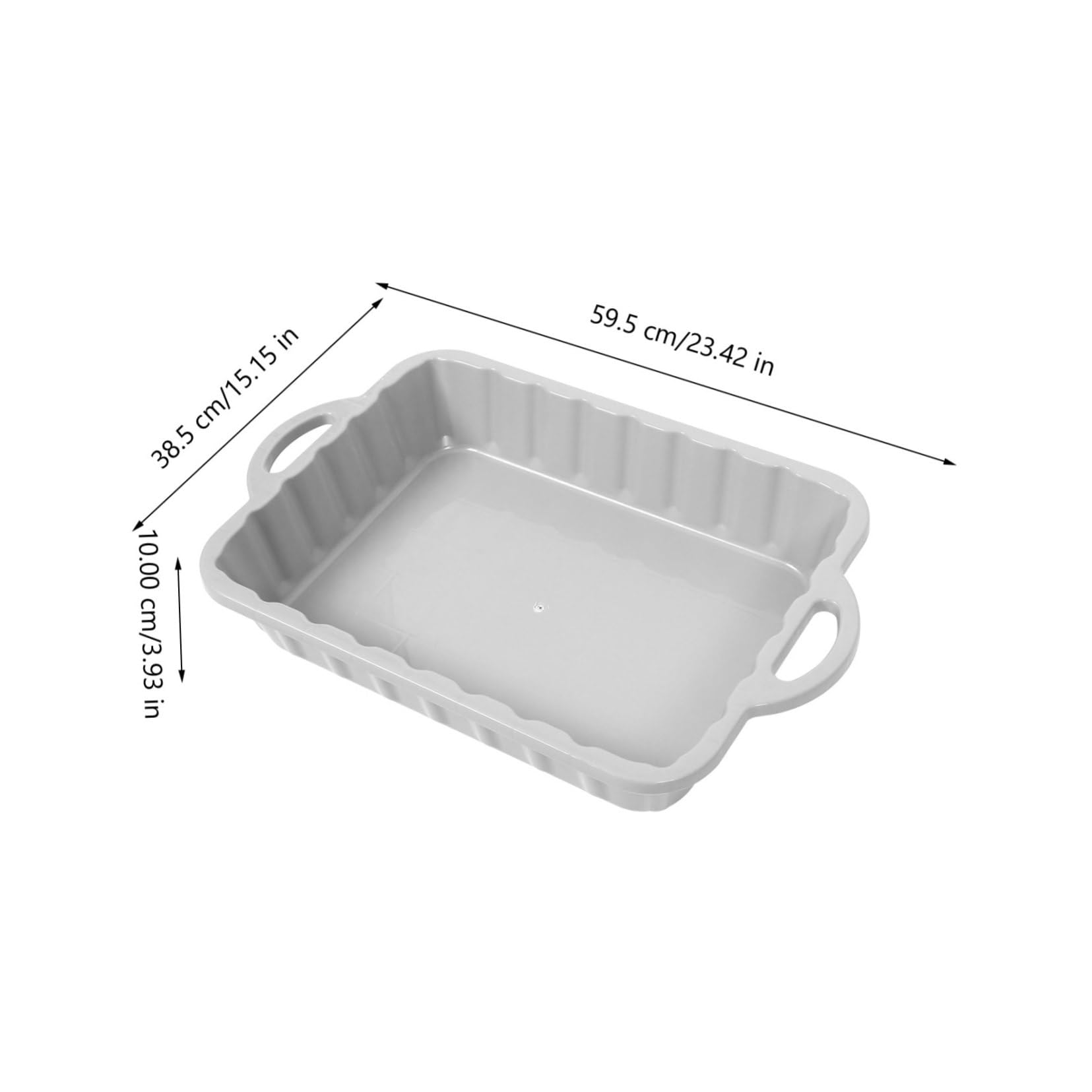 Alipis Bac de Vidange Grosse Capacité pour Huile Moteur en Plastique Épais Plateau de Récupération Polyvalent pour Réparation et Entretien Automobile pour Garage