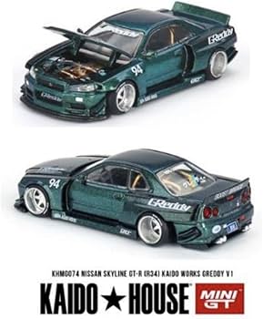 Amazon | 1/64 KAIDO HOUSE MINI GT ニッサン スカイライン GT-R (R34 Amazon | 1/64 KAIDO HOUSE MINI GT ニッサン スカイライン GT-R (R34