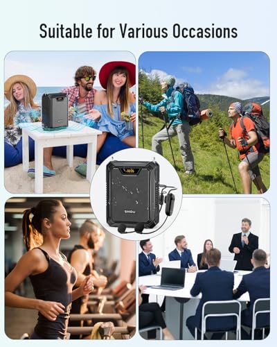 Image of 30W Voice Amplifier Wireless Microphone, SHIDU Classroom Microphone for Teachers Wireless Bluetooth Voice Speaker Portable PA Systems Speaker for Teachers,Classroom, Meetings and Outdoors