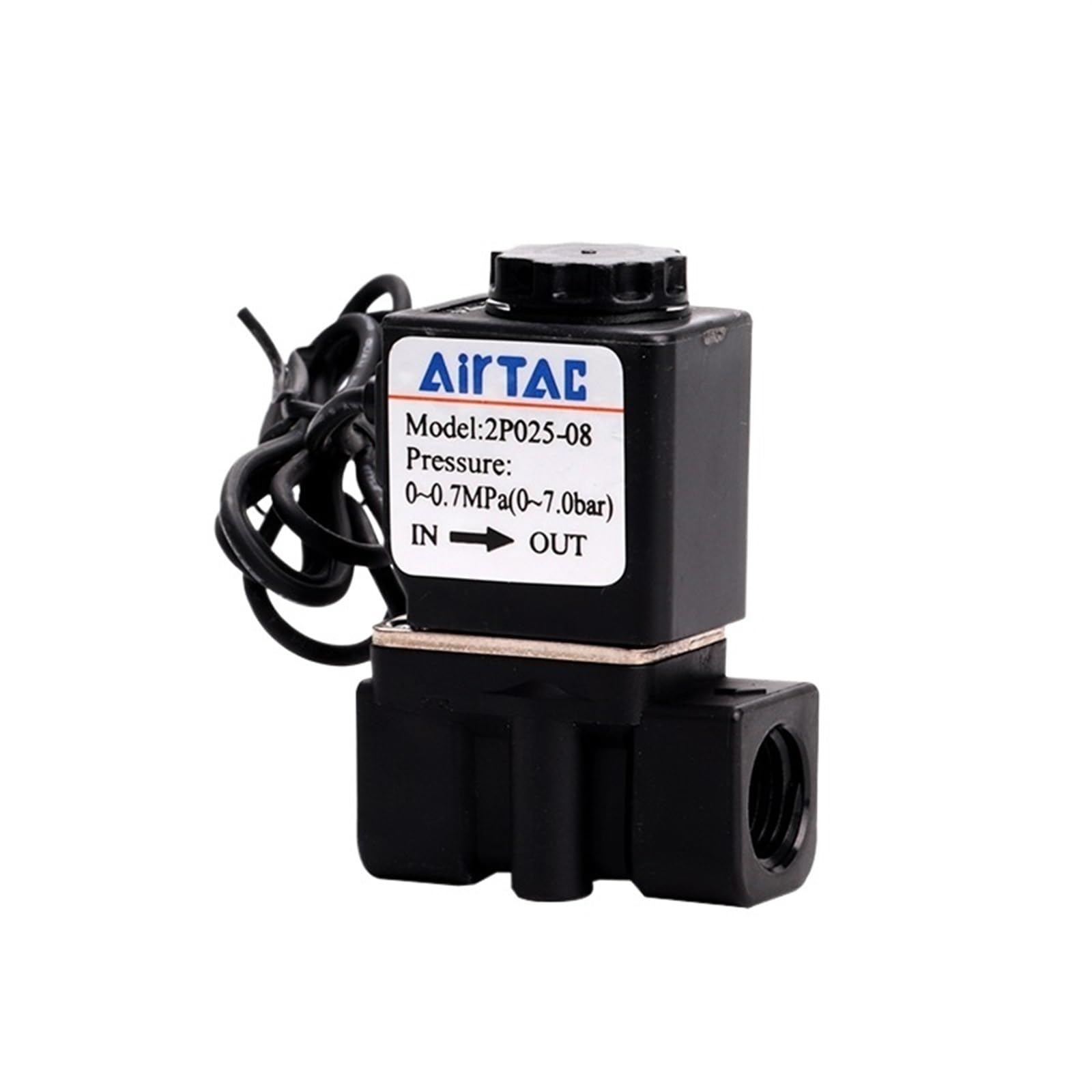 1PCS Passenger Fluid Control Valve 2P025-08 2P025-06 DC24V(2P025-08)