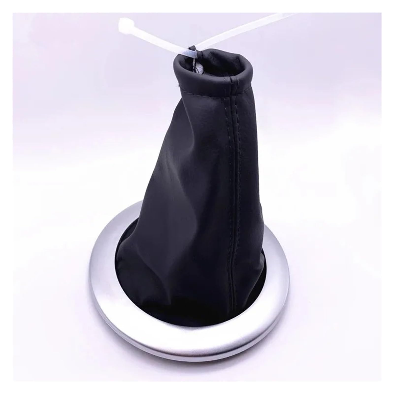 Tkxvcejv Black Car Gear Shift Stick Knob For Megane 2 Mk2 Ii Mk 2 2002-2009 Headball Pen Shifter Dust Cover Gear Shift Knob Gaiter Cover Boot With Frame Trim(Black)