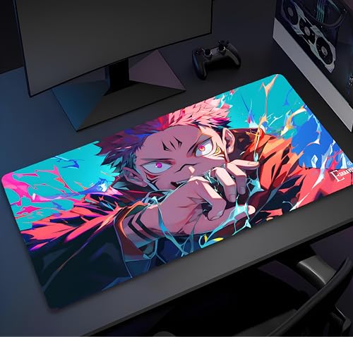 Image of Anime fearturing Large Gaming Mouse Pad, Extended Desktop Mat, 58 x 28 cm (DS 19)
