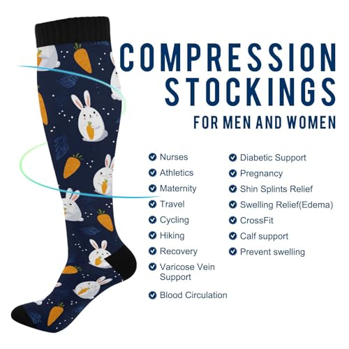 Image of Plaaee Gorilla on White Compression Socks for Women & Men Circulation Supports for Running,