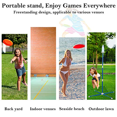VENSEEN Beersbee Bottle Bash Frisbee Game-Outdoor Games for Family - The Highly Addictive Toss Frisbee Game for Kids, Adults, Outdoor Games, Yard Games, and Lawn Games!