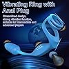 Analplug Sex Spielzeug Analvibratoren Prostata Stimulation für Männer mit Penisring 10 Vibrationsmodi Anal Dildo Vibrator mit Fernbedienung, Prostatamassagegerät Analspielzeug Butt – Bild 5