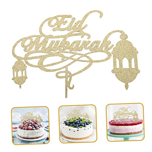 Generic 50 Pçs Cartão Ramadan Decoração Da Lua Bolo De Frutas Decoração Do Oriente Médio Decoração D