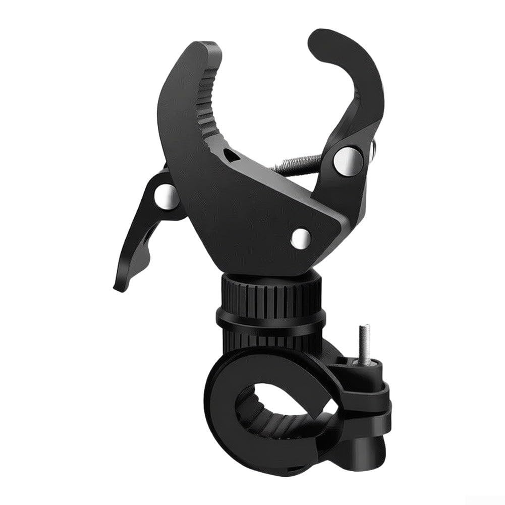 ChillPill Fan Clamp Attachment, Robust Holder for Strollers Bikes Fitness Equipment, Adjustable Airflow Black