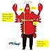 Rasta Imposta Lightweight Lobster Costume, Red, One Size