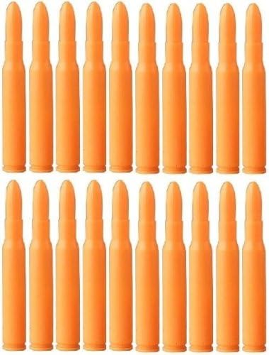 Pack Of 20 Inert .308 Winchester Rifle Safety Trainer Cartridge Dummy Ammunition Ammo Shell Rounds