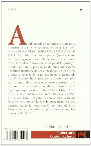 La espuma de los días (El Libro De Bolsillo - Literatura)