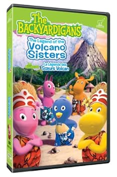 DVD Backyardigans Legend Of The Volcano Sist Book