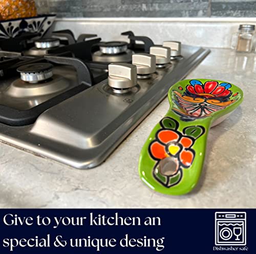 Eltricolor ETC-SRPARENT Mexican Spoon Rest - Talavera Spoon Rest thumb #2