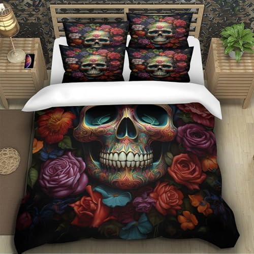 Housse de couette anti-plis et parure de lit en microfibre pour un entretien facile sans repassage - 4