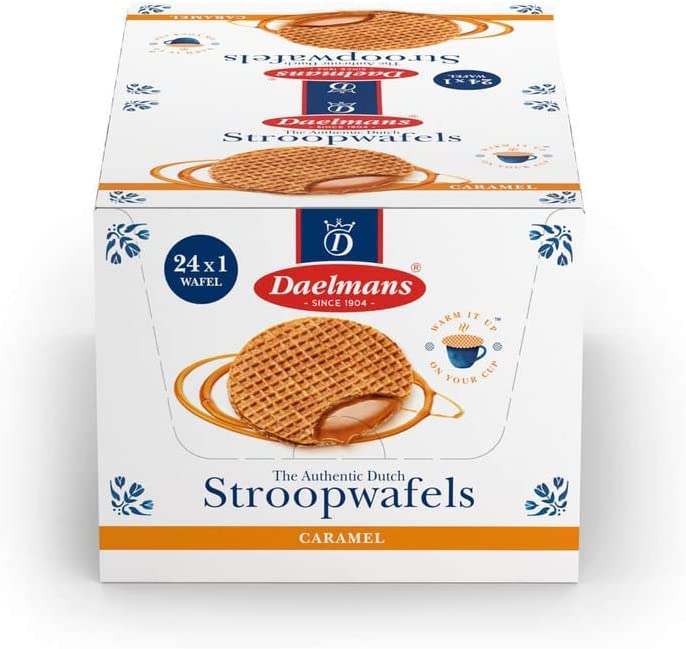 Buy Daelmans Stroopwafels Jumbo Caramel Wafers 39 g x 24 (Single