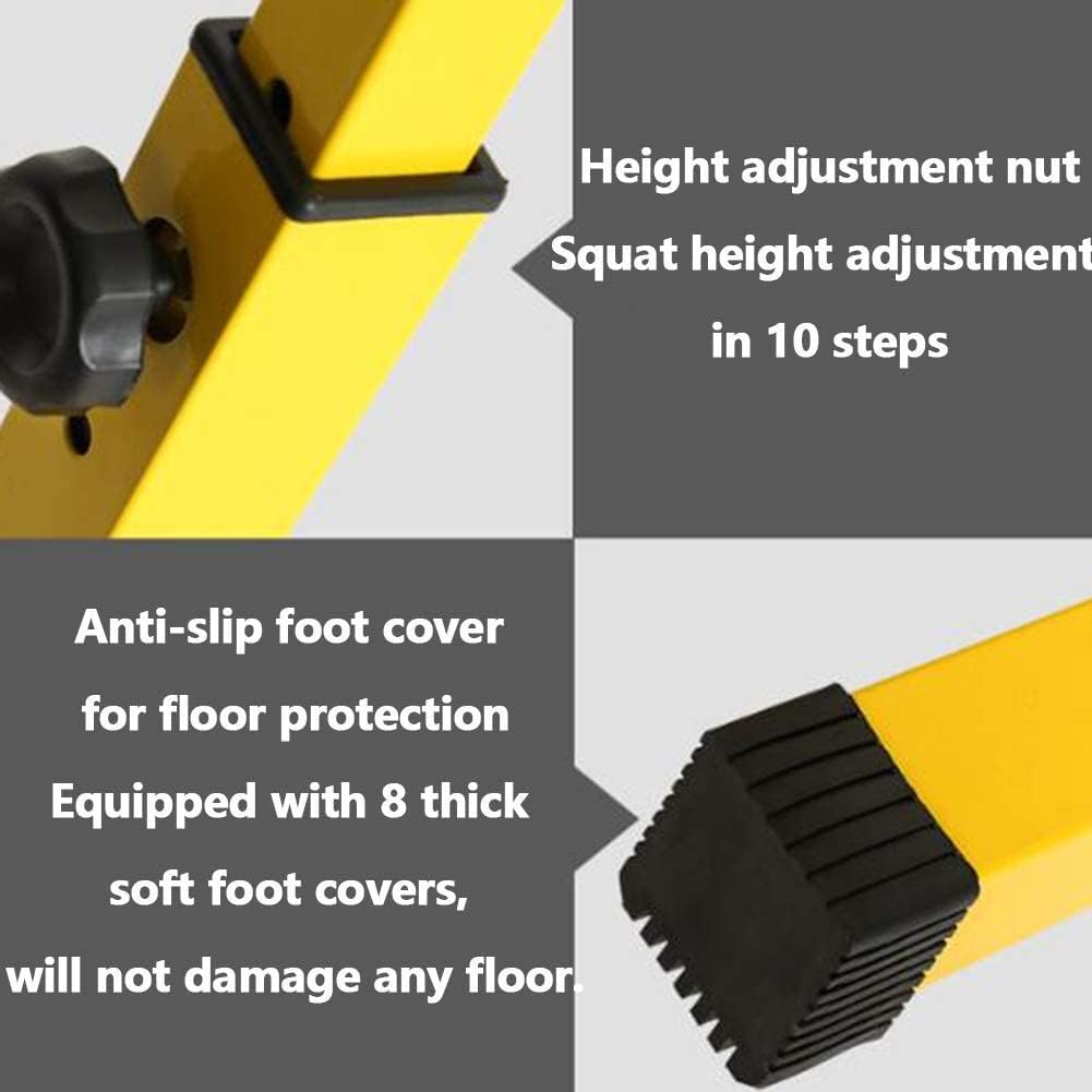 バーベルラック ホームジムスクワットラックアップバーとベンチプレス