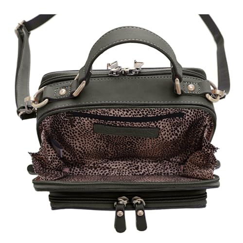 Image of JESSIE & JAMES PANDORA Compact Concealed Carry Crossbody Satchel Purse