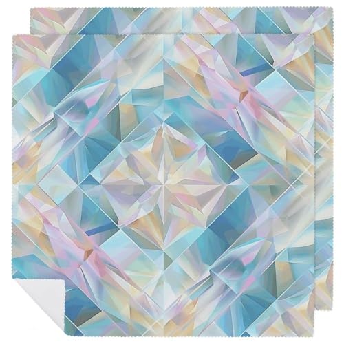 Servilletas de Tela Reutilizables Juego de 2 Azul Claro miniatura 1