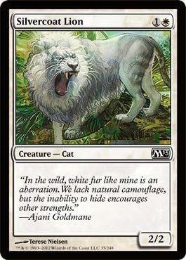 Magic: the Gathering - Silvercoat Lion (35) - Magic 2013