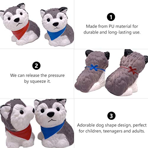 NUOBESTY Fidget Stress Sensorial Brinquedo Do Cão Husky Filhote de Cachorro Cão Bonito Kawaii Animai