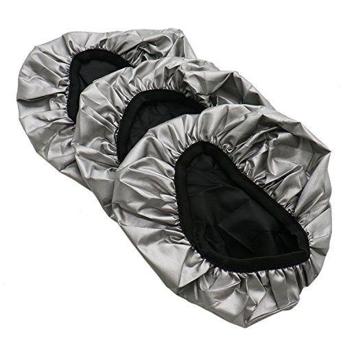 Pomeat 3 Pcs Bicycle Saddle Rain Cover Waterproof Bike Seat Rain Cover Bike