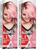 Schwarzkopf LIVE Colour Pastels Cotton Candy Pink 75ml (Pack of 2)