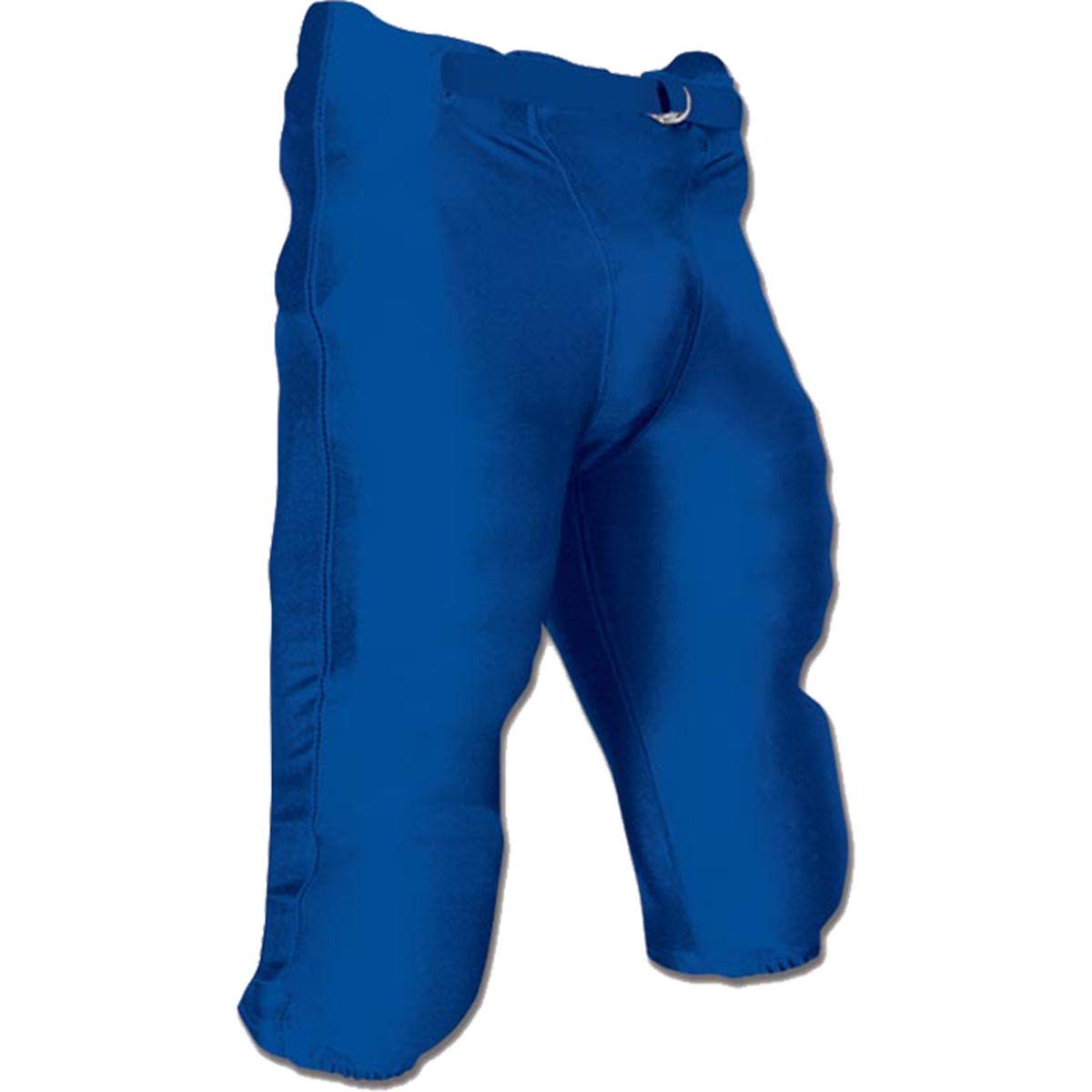 Champro Bootleg Integrated Polyester/Spandex Football Pant, Royal, Small