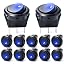 Blue/ON-Off 12V-LED