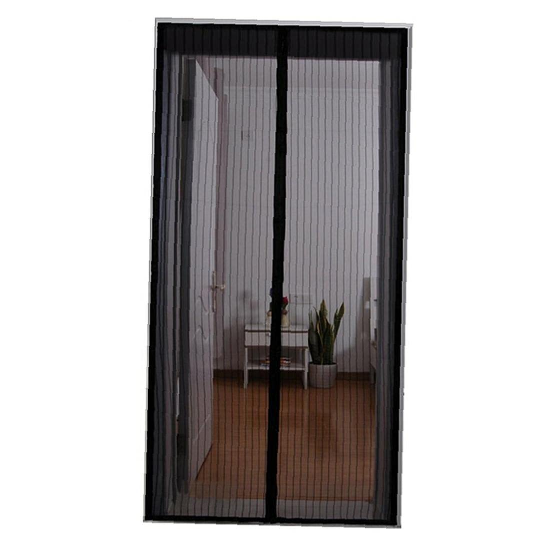 Moustiquaire de porte avec 18 aimants puissants rideau anti-moustique 90x210