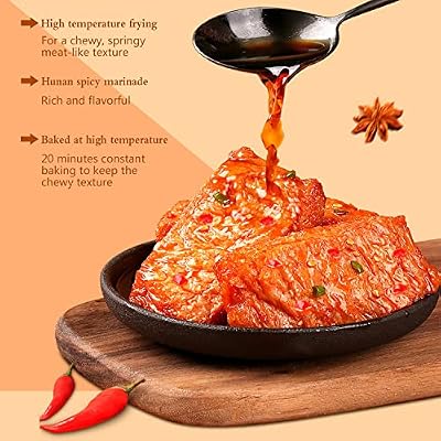 Phuumy 7.05oz Soy Protein Vegetarian,Spicy and Delicious Chinese Casual Snack Snacks