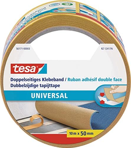 Tesa 56171-00003-11 Taśma Dwustronna, Biały, 10 M x 50 mm