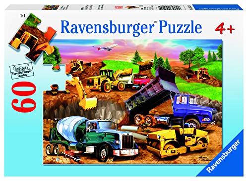 Ravensburger Construction Crowd - 60 Piece Jigsaw Puzzle For Kids – Every Piece Is Unique, Pieces Fit Together Perfectly #TOP1