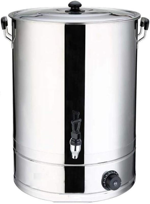 Stainless Steel Catering Hot Water/Tea Urn | Instant Water Heater, Boiler and | Suitable for Commercial/Office Use | Double Wall Insulated