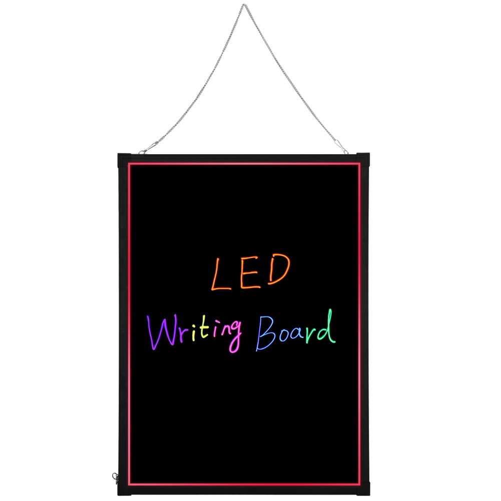 Buy Neon Writing Board LED, 32"X24" LED Writing Board Flashing Illuminated Erasable Message