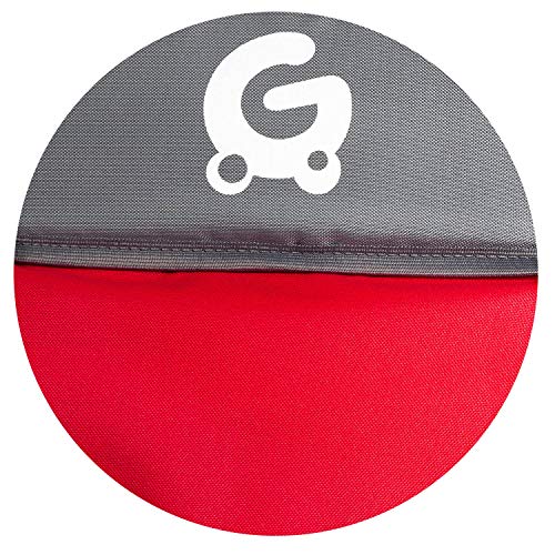 Buggie Urbano Red Zone | 3-in-1-System | Kinderwagen, Kombikinderwagen, Babyschale, Autositz System | Zwei-Wege-Griff | Travel System | Moderner, Leichter Trolley mit Allem Zubehör Inklusive